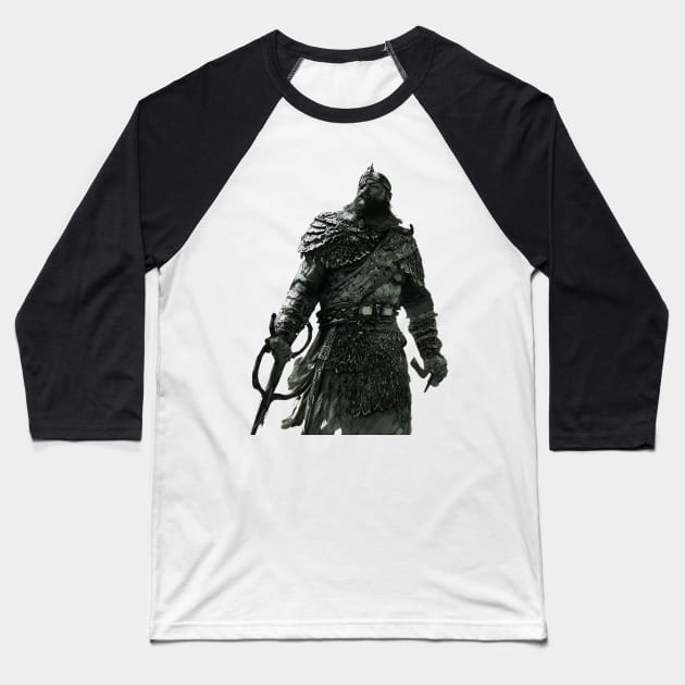 Viking Warrior Goes to War Baseball T-Shirt by DesignsbyZazz